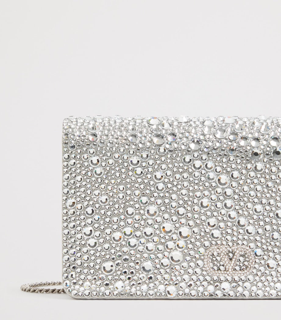 Mini Embellished VLogo Signature Shoulder Bag