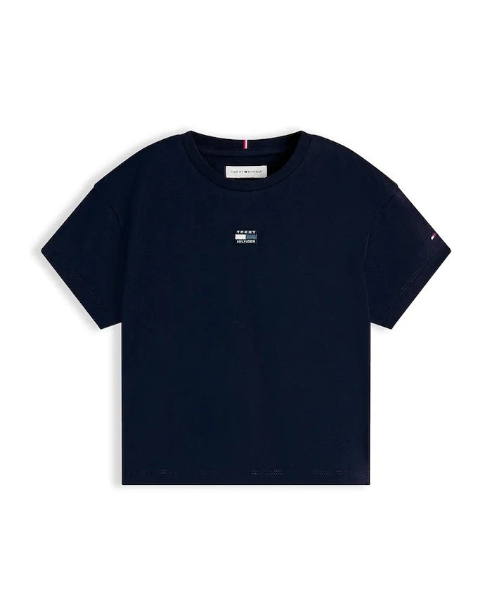 Çocuklar için pamuklu Tommy Hilfiger tişört