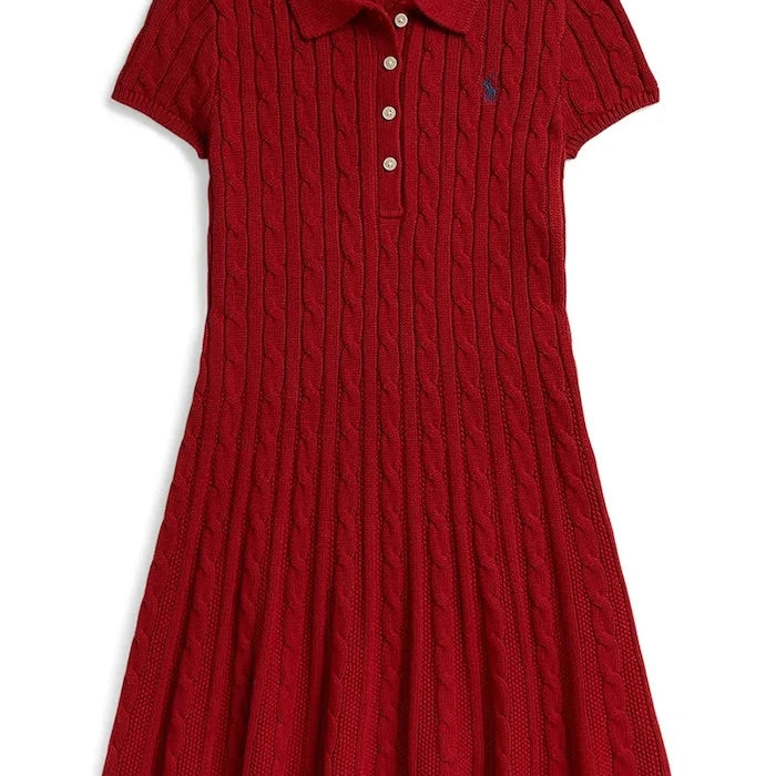 Polo Ralph Lauren pamuklu kloş elbise