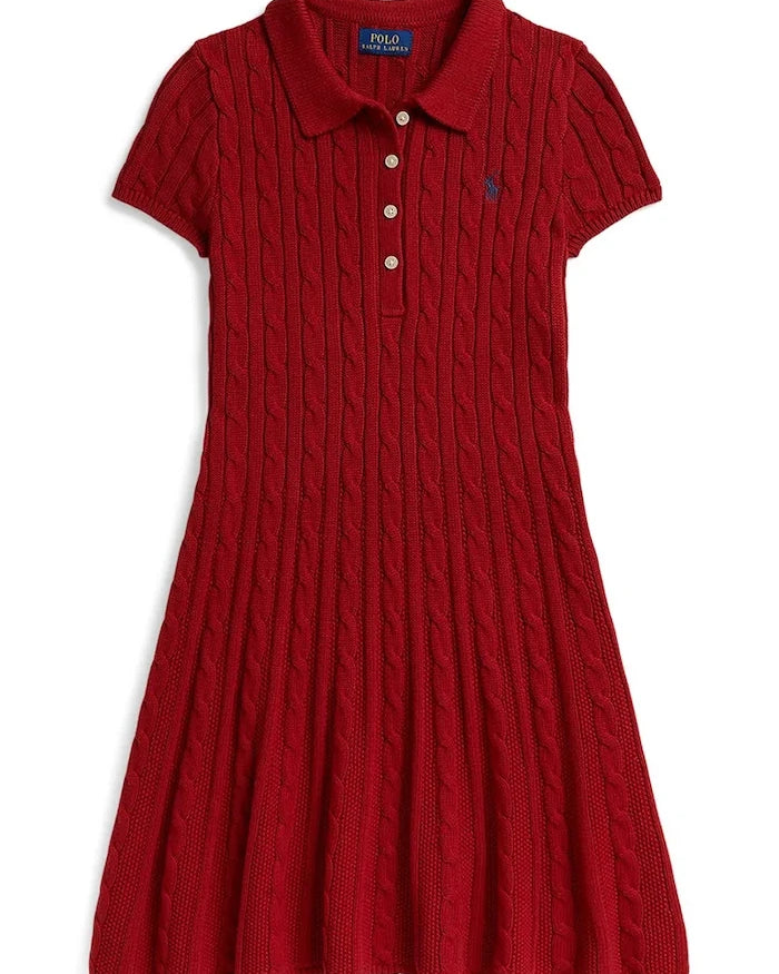 Polo Ralph Lauren pamuklu kloş elbise
