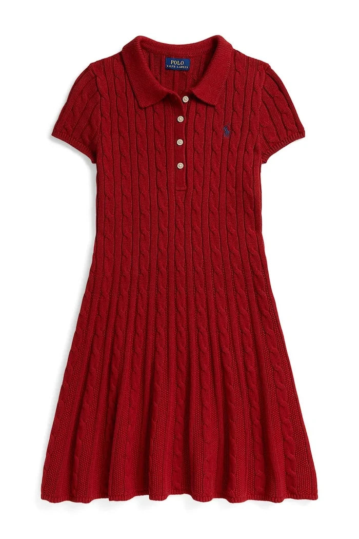 Polo Ralph Lauren pamuklu kloş elbise