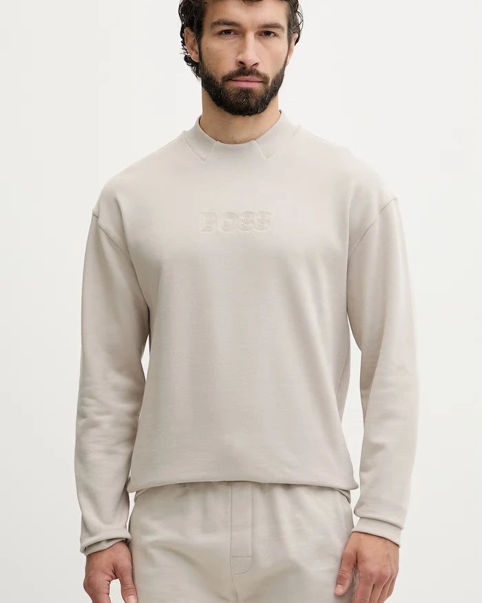 BOSS Erkek Pamuklu Ev Sweatshirtü