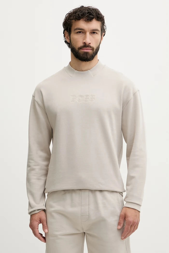BOSS Erkek Pamuklu Ev Sweatshirtü