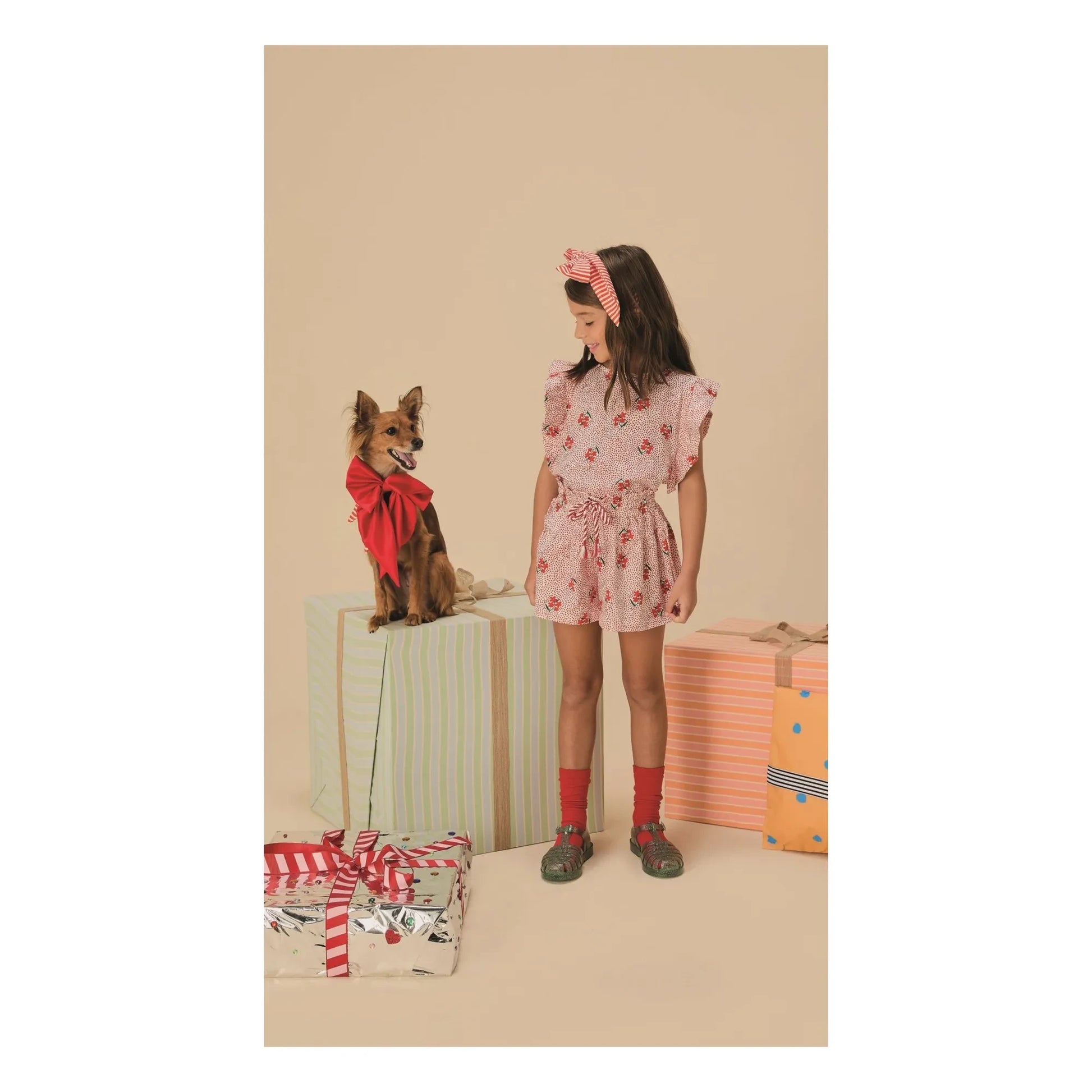 Fabula - Short Cordon Pois | Red