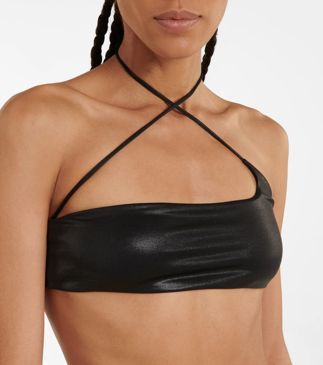The Attico - Strappy metallic bikini