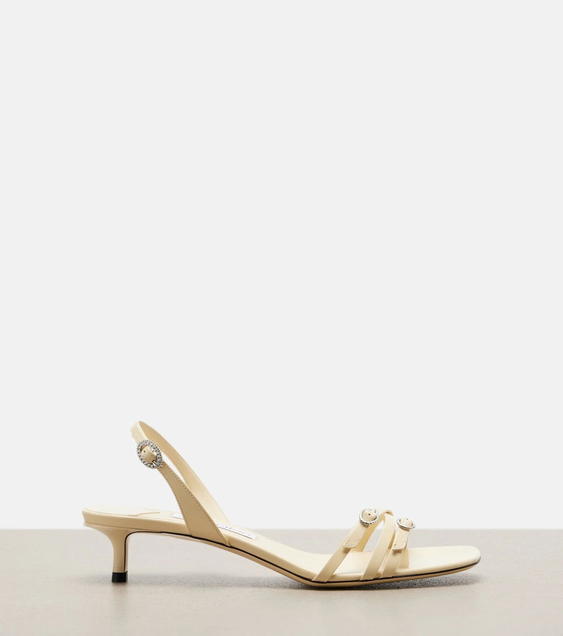 Jimmy Choo - Kaira patent leather slingback sandals