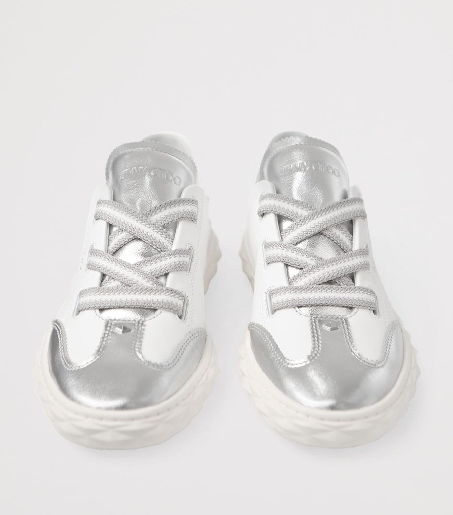 Jimmy Choo Silver Diamond Light Flex F Sneakers