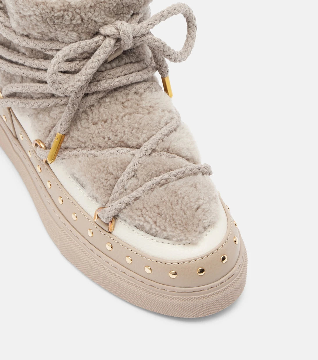 Inuikii - Curly Rock shearling-trimmed leather snow boots