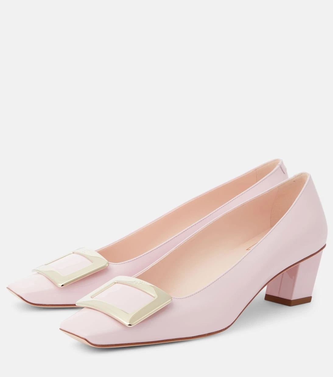 Roger Vivier - حذاء "بيل فيفييه 45" الجلدي بكعب عالٍ