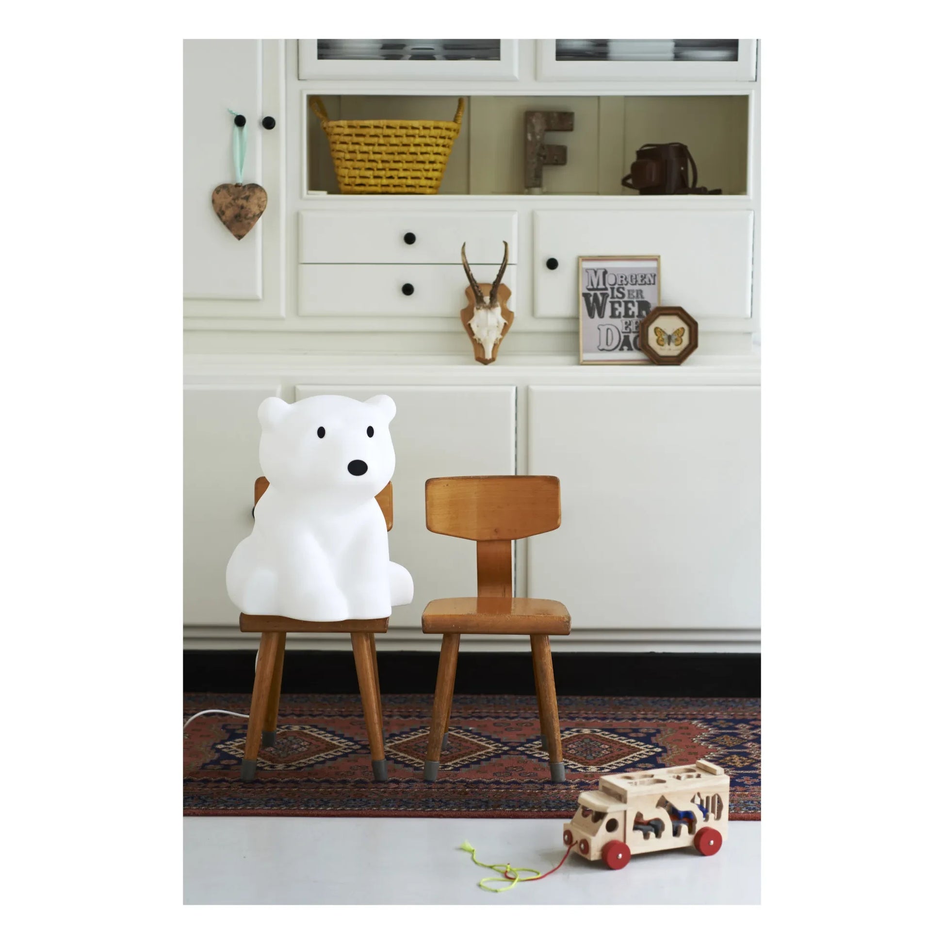Mr Maria - Nanuk polar bear night light | White