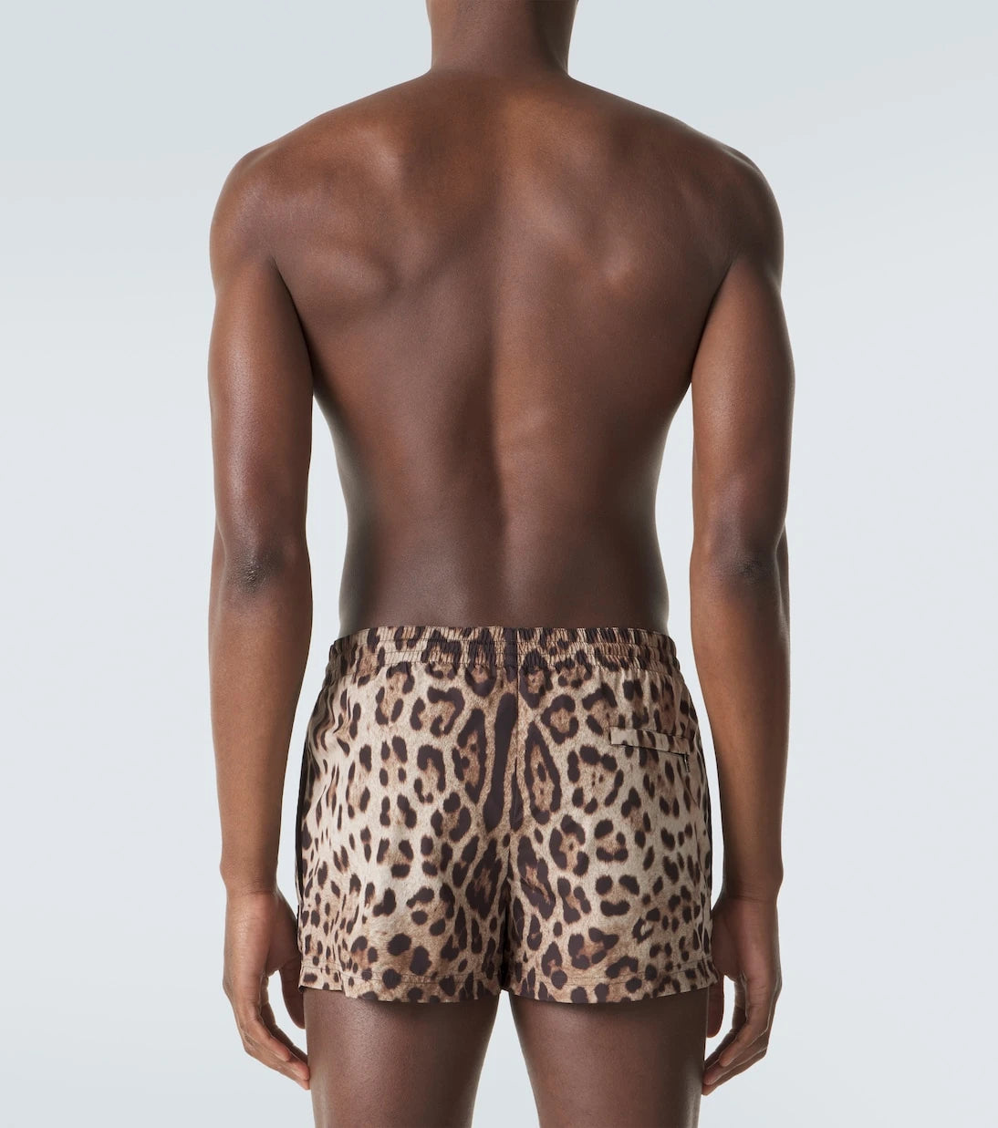 Dolce&Gabbana - Leopard-print swim trunks