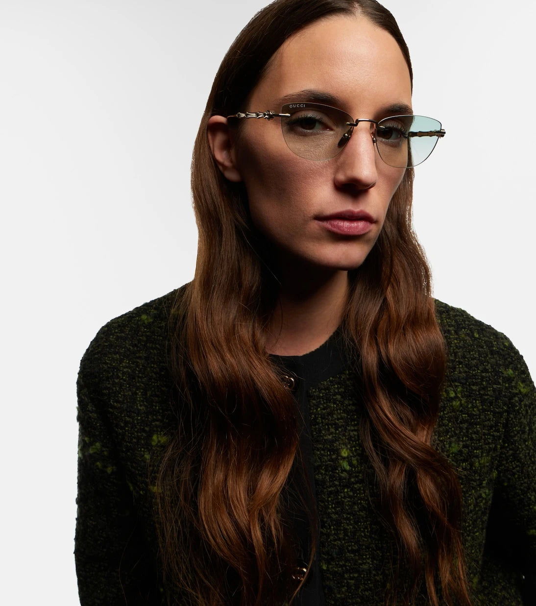 Gucci - Bamboo cat-eye sunglasses