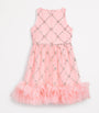 Jenny Packham Kids Pink Tulle Rhinestone-Detail Sweetness Dress (6-12 Years)