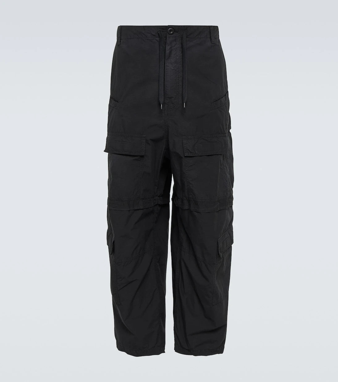 Balenciaga - Wide cotton-blend cargo pants