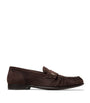 Brown Ellis Suede Loafers
