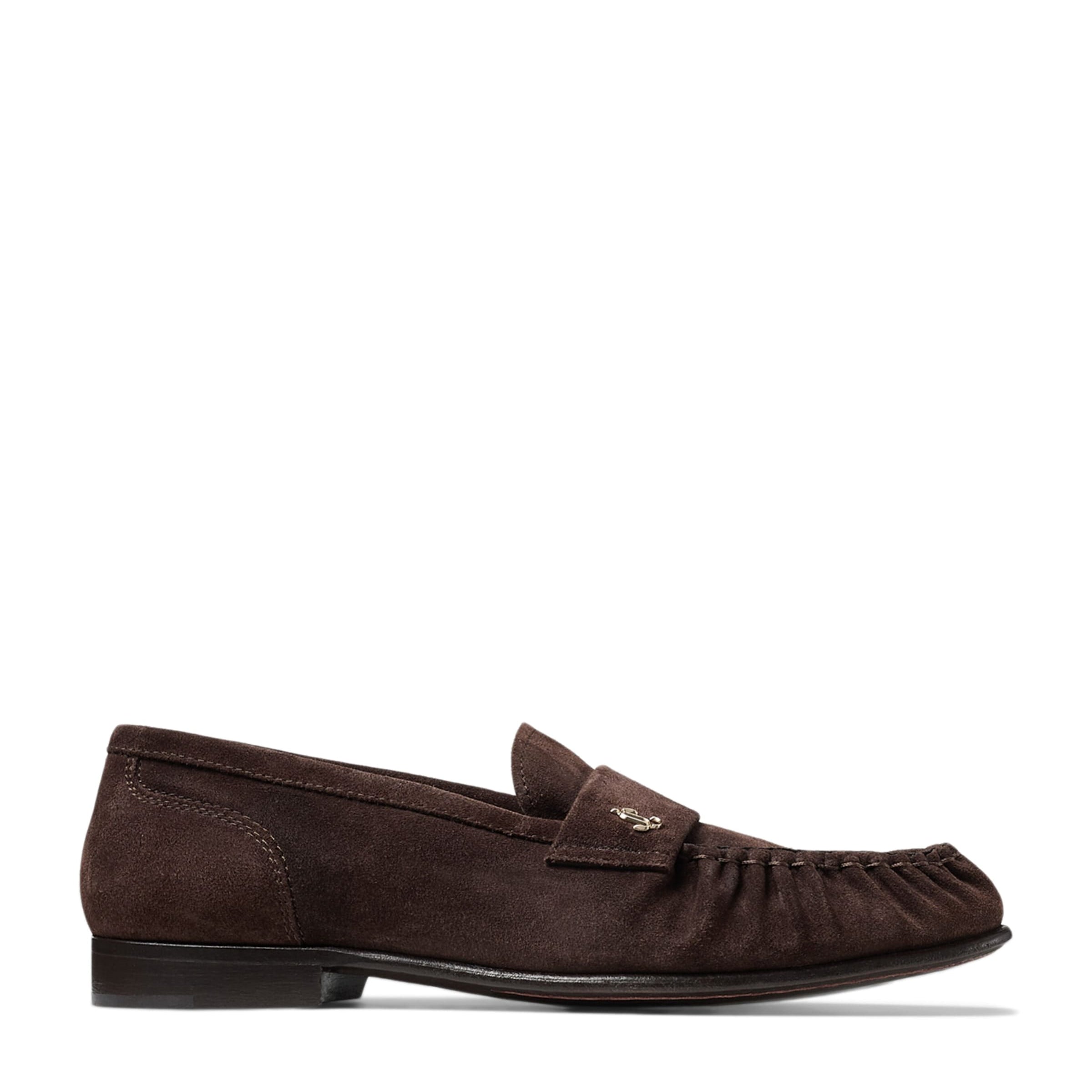 Brown Ellis Suede Loafers