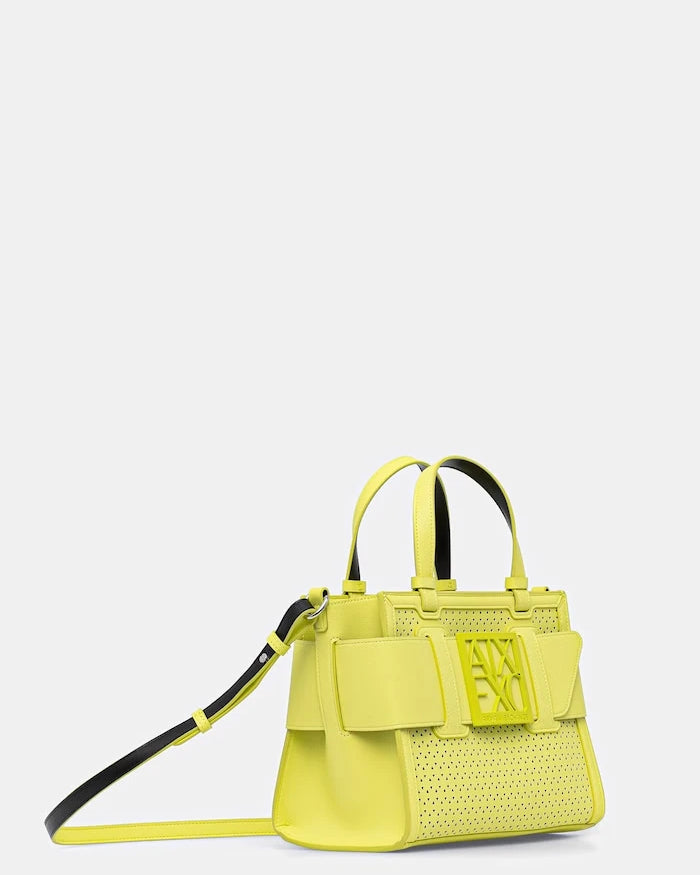 Armani Exchange kadın crossbody çanta, suni deriden