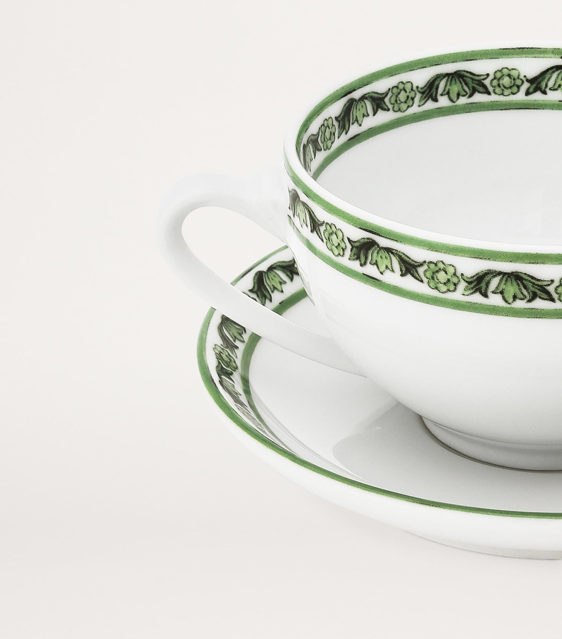 Dolce & Gabbana Casa Set of 2 Teacups and Saucers