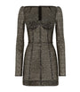 Dolce & Gabbana Multi Sequin-Embellished Corset Mini Dress