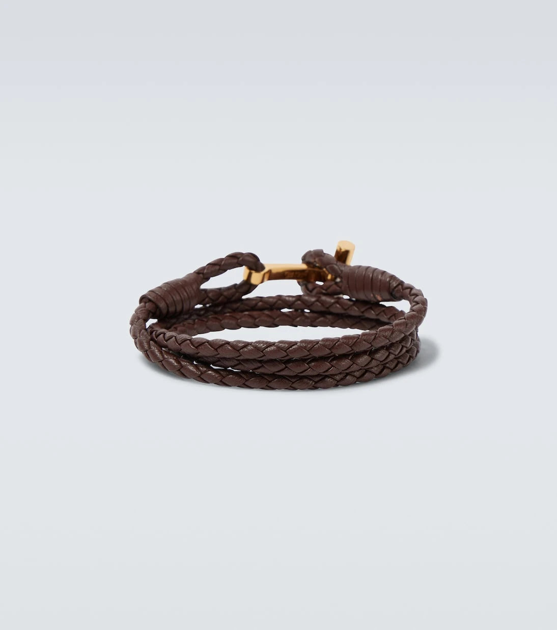 Tom Ford - T braided leather bracelet