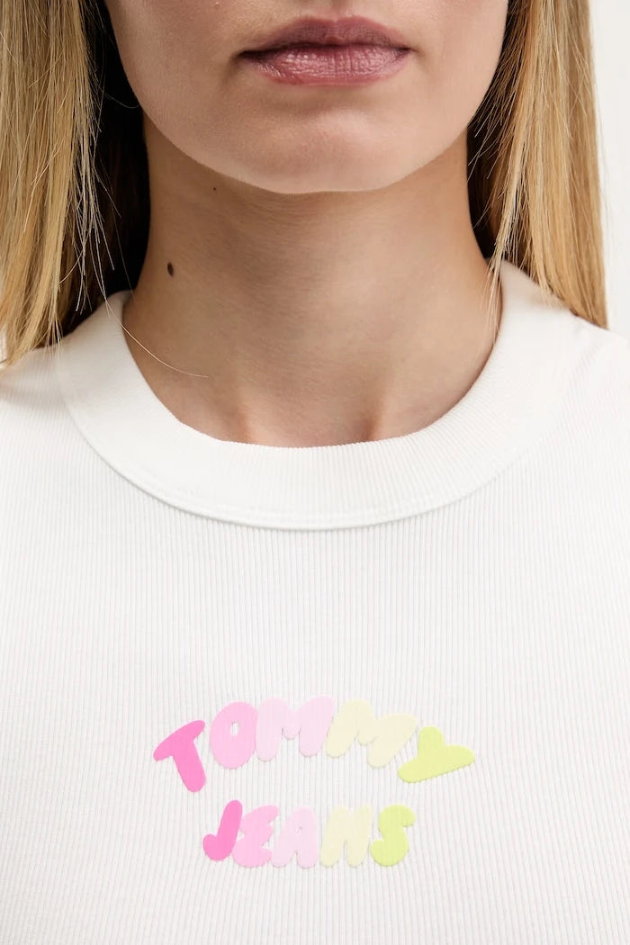 Tommy Jeans Kadın Pamuklu Elastanlı Üst