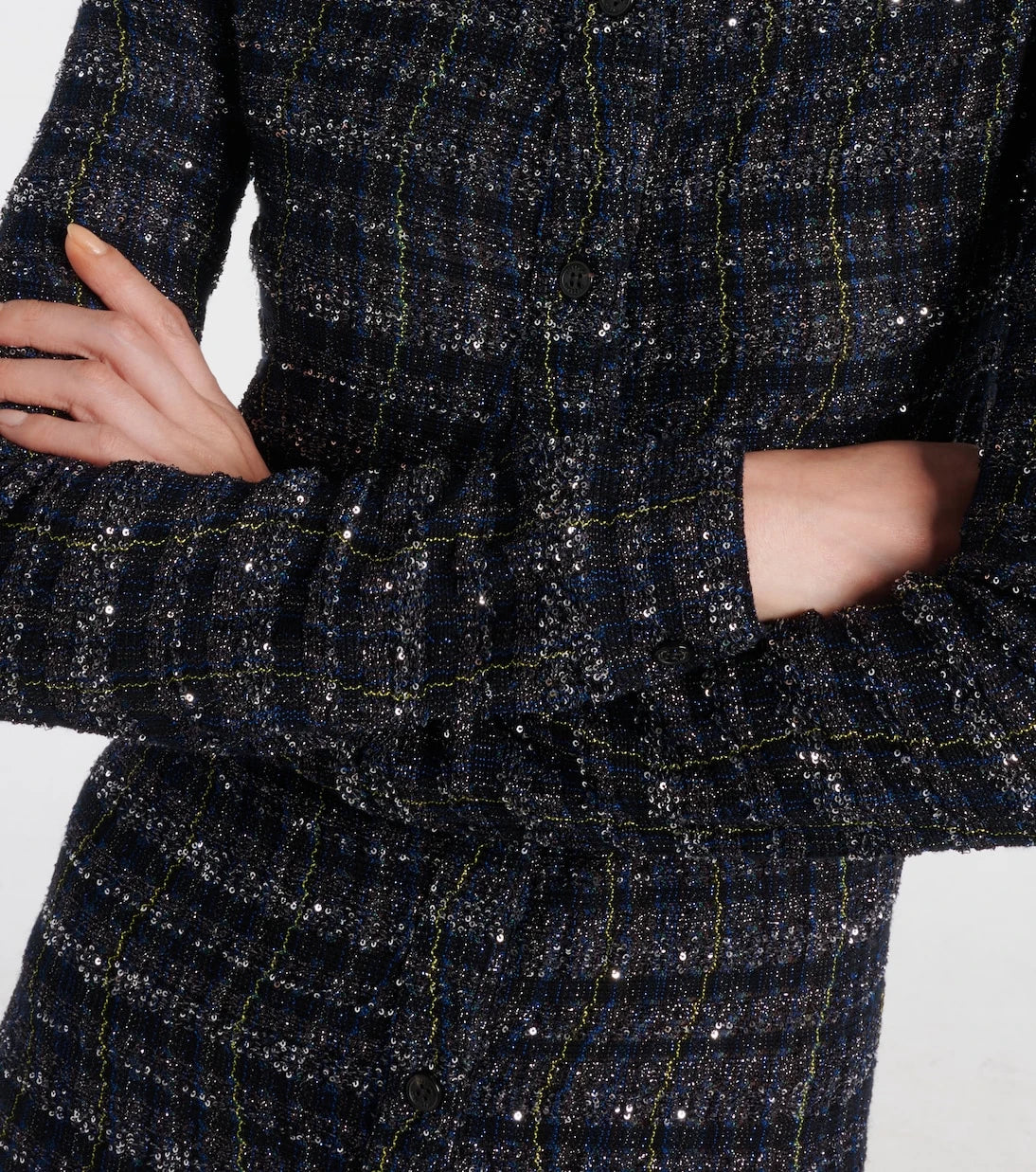 Missoni - فستان قميص كاروهات من اللاميه