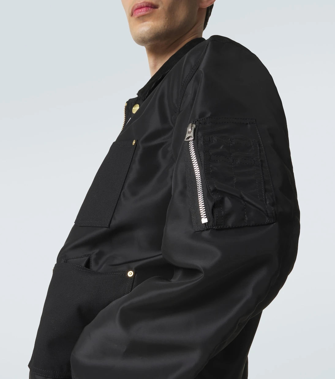 Sacai - x Carhartt corduroy-trimmed blouson jacket