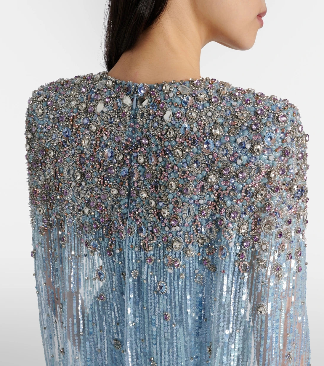 Jenny Packham - Symphony embellished caped gown