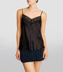 Maje Black Silk Cami Top