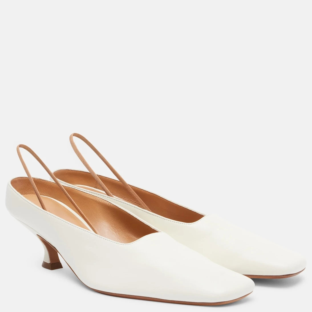 Calvin Klein Collection - Anna leather slingback pumps