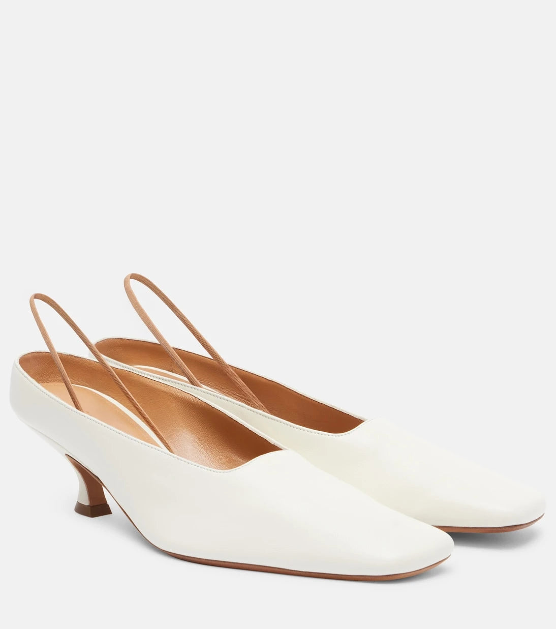 Calvin Klein Collection - Anna leather slingback pumps