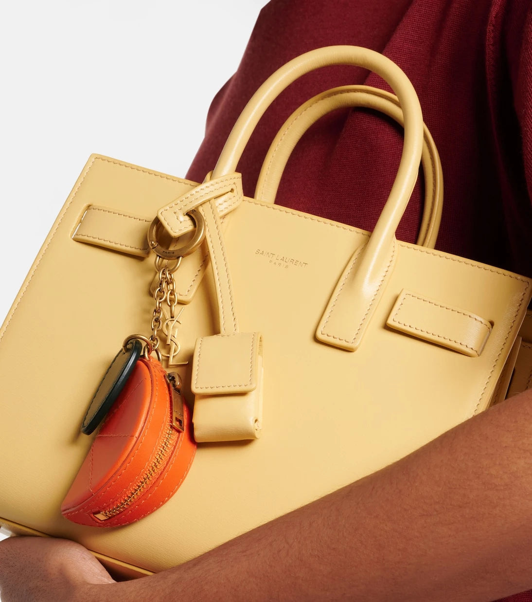 Saint Laurent - Leather keychain