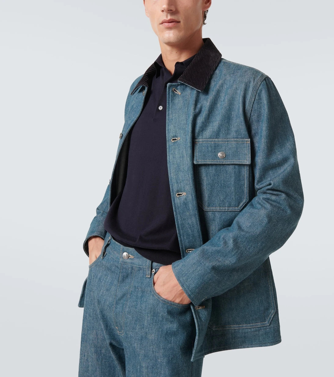 Loro Piana - قميص بولو قطني
