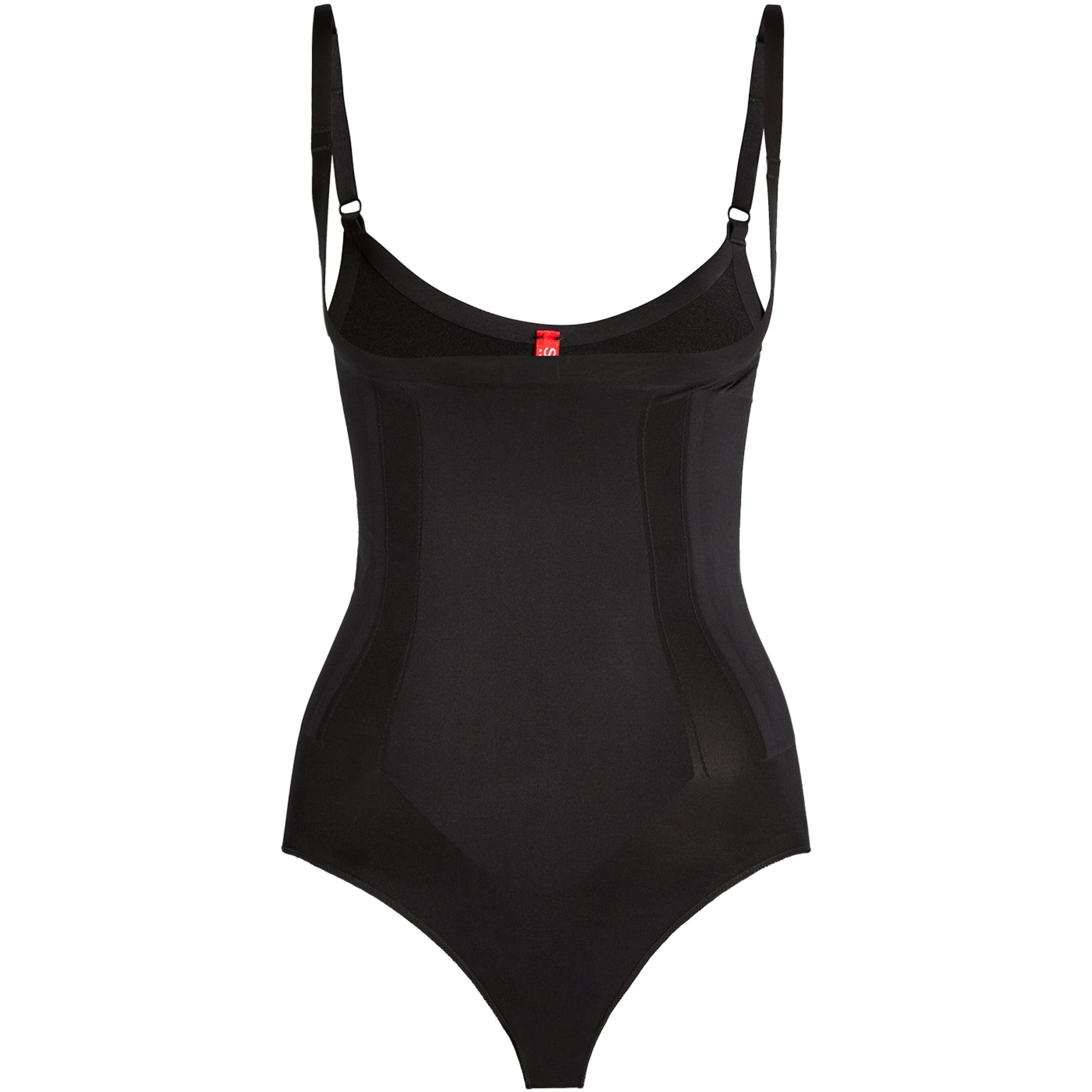 SPANX Black SPANXsculpt OnCore Open-Bust Brief Bodysuit - Firm Control