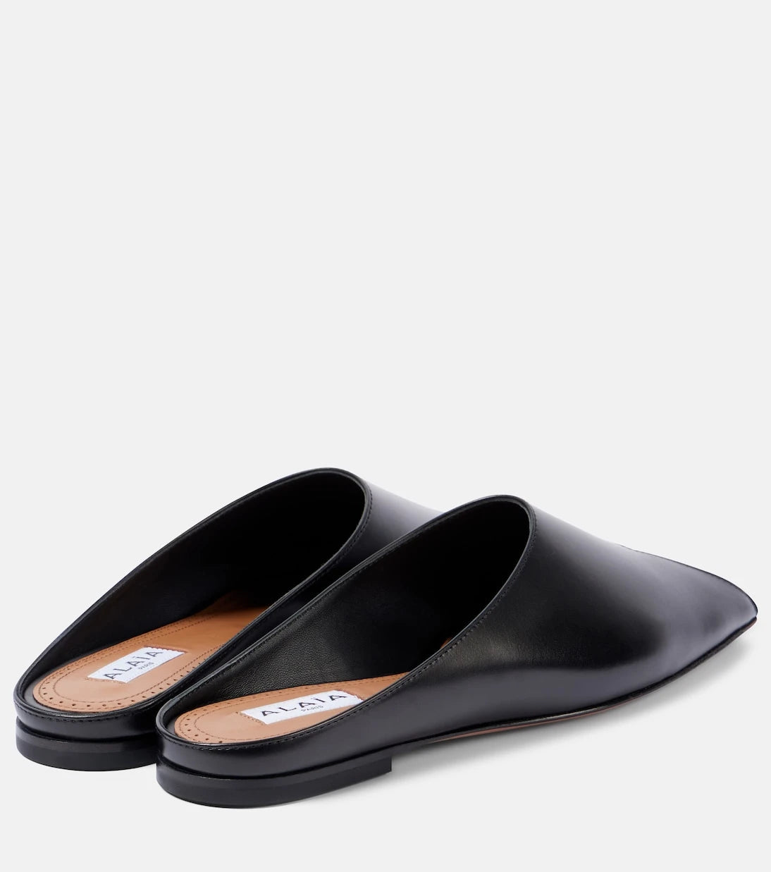 Alaïa - Spike leather mules