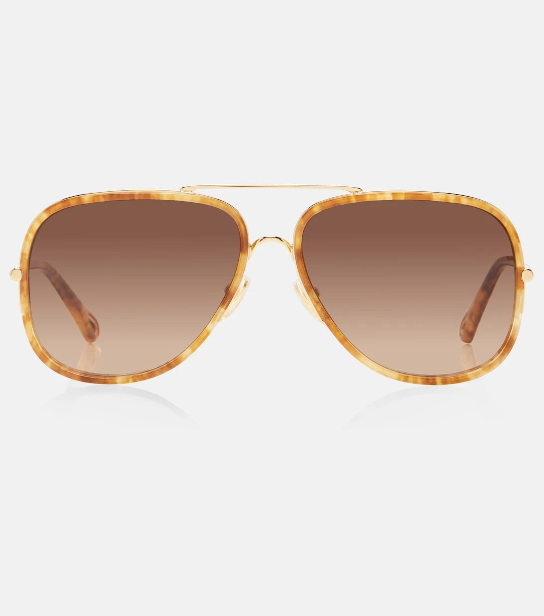 Chloé - Tubolar aviator sunglasses