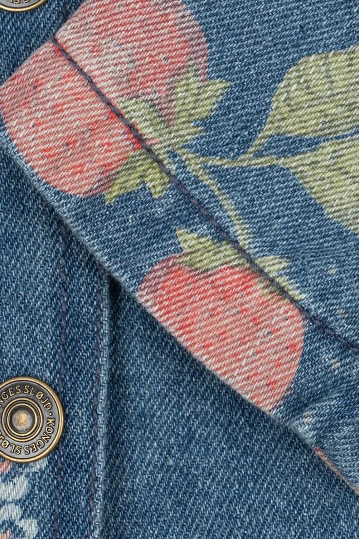 Детско дънково яке Konges Sløjd MAGOT COLLAR JACKET GOTS