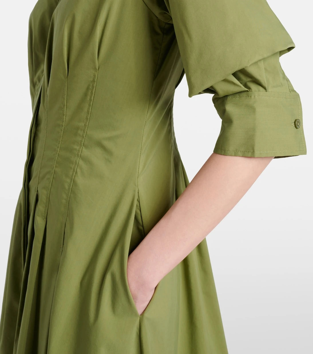 Simkhai - Jazz cotton-blend poplin shirt dress