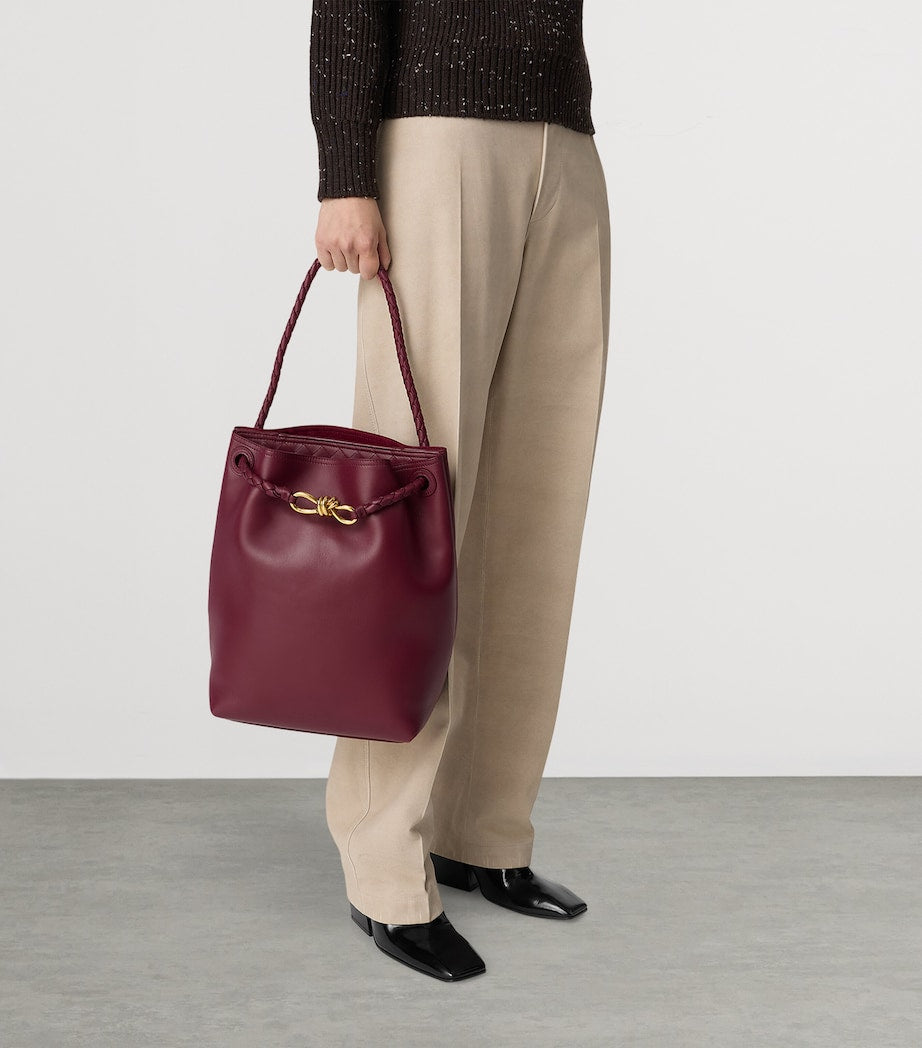 Leather Andiamo Bucket Bag