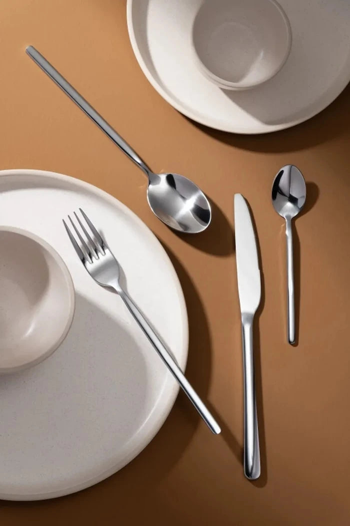 J-Line paslanmaz çelik yemek takımı 27 x 16 x 6 cm
