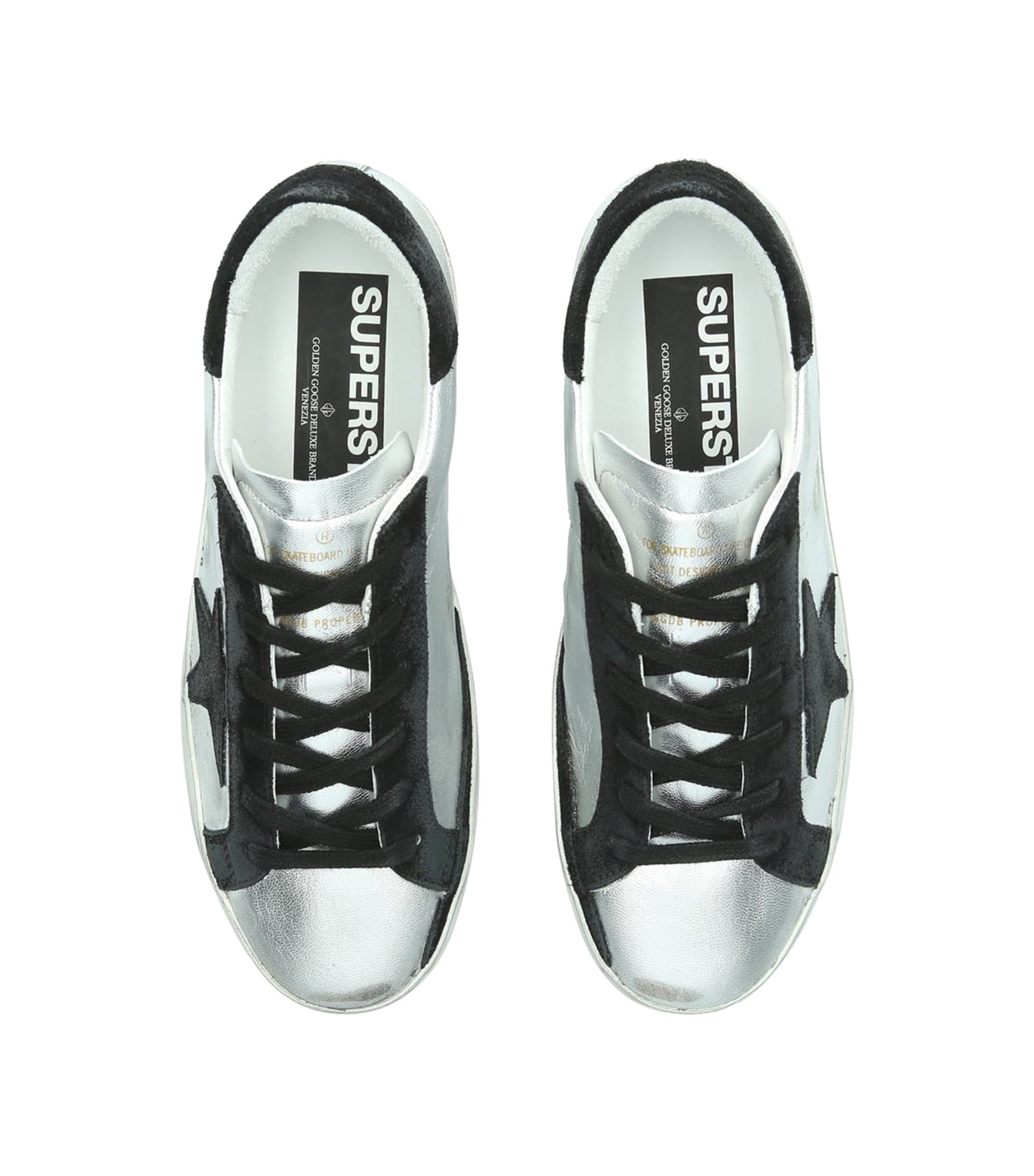 Golden Goose Silver Superstar A8 Sneakers