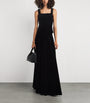 Velvet Maxi Skirt BLACK