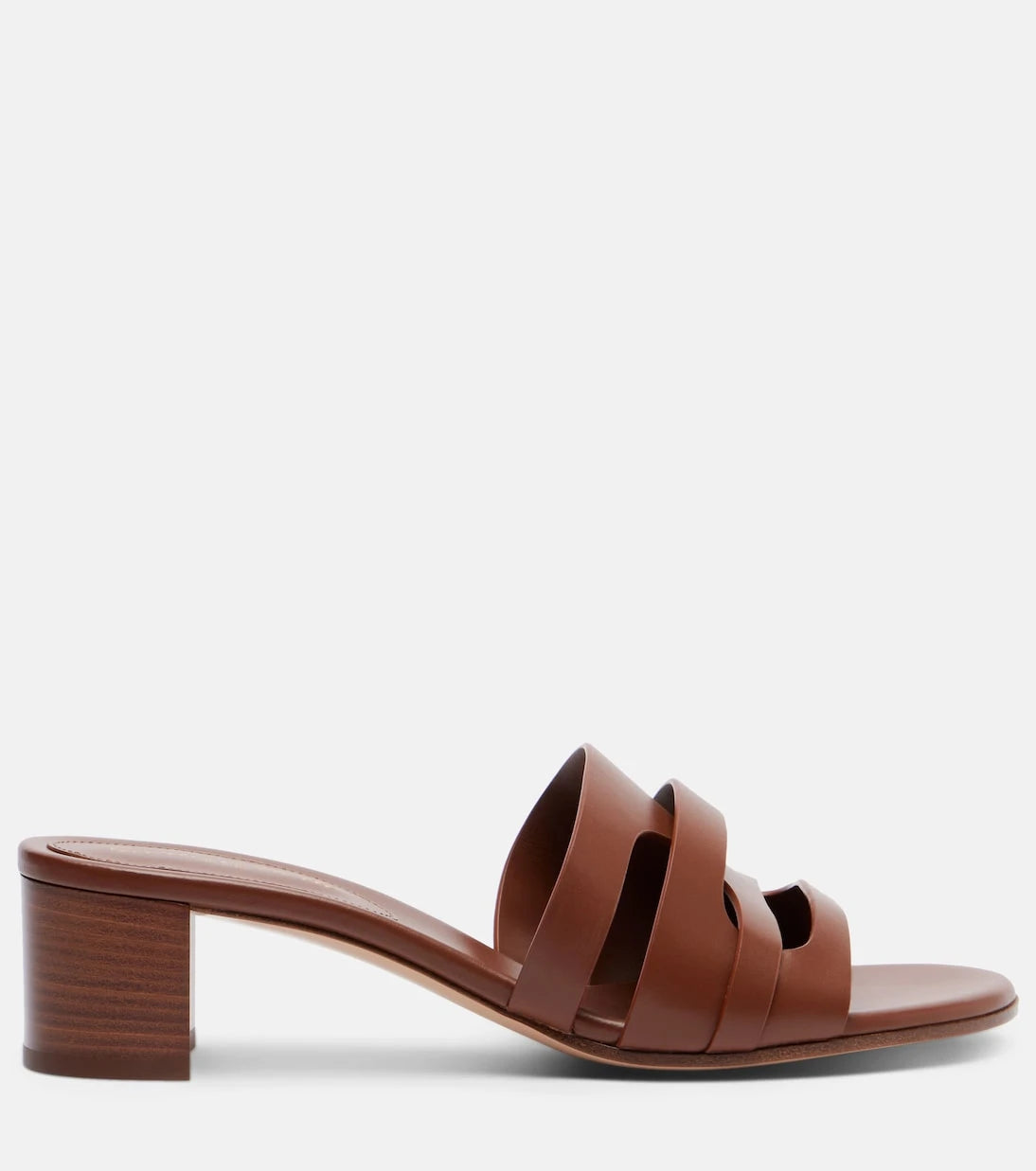 Gianvito Rossi - Nora leather mules