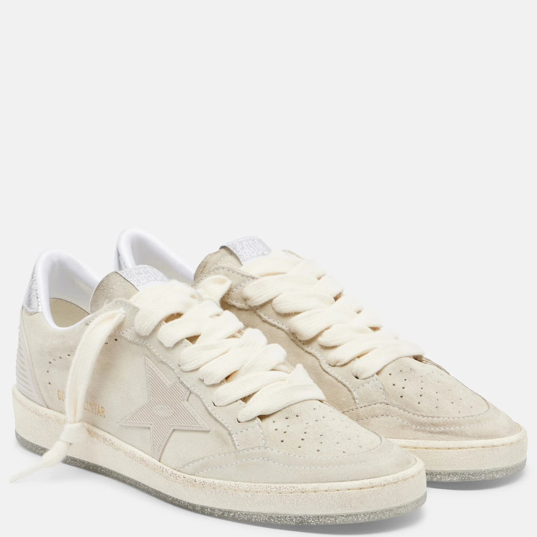 Golden Goose - حذاء سنيكرز بال ستار من الشمواه