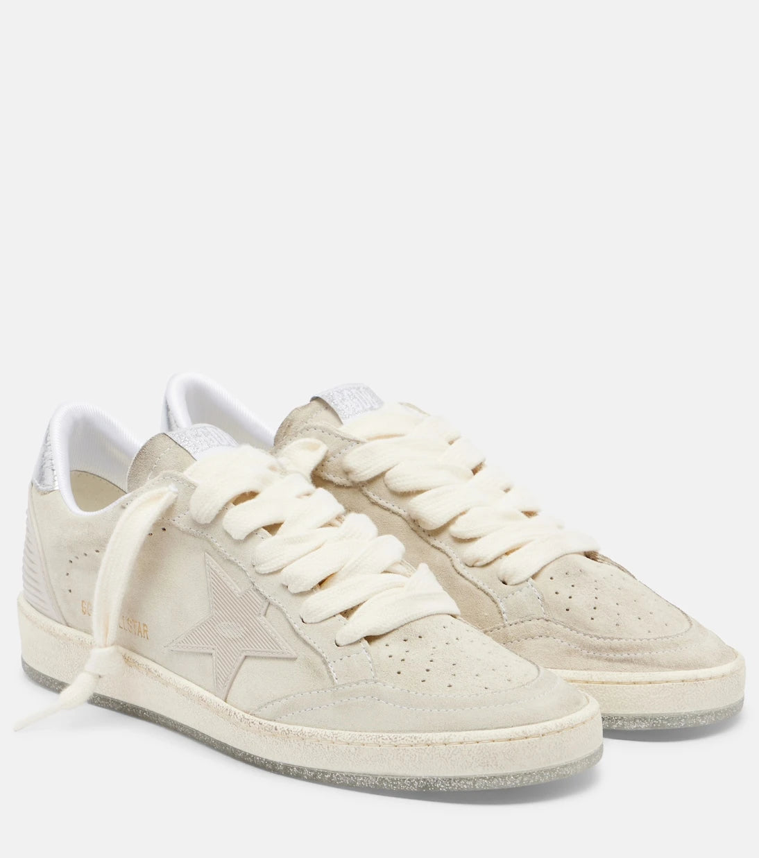 Golden Goose - حذاء سنيكرز بال ستار من الشمواه