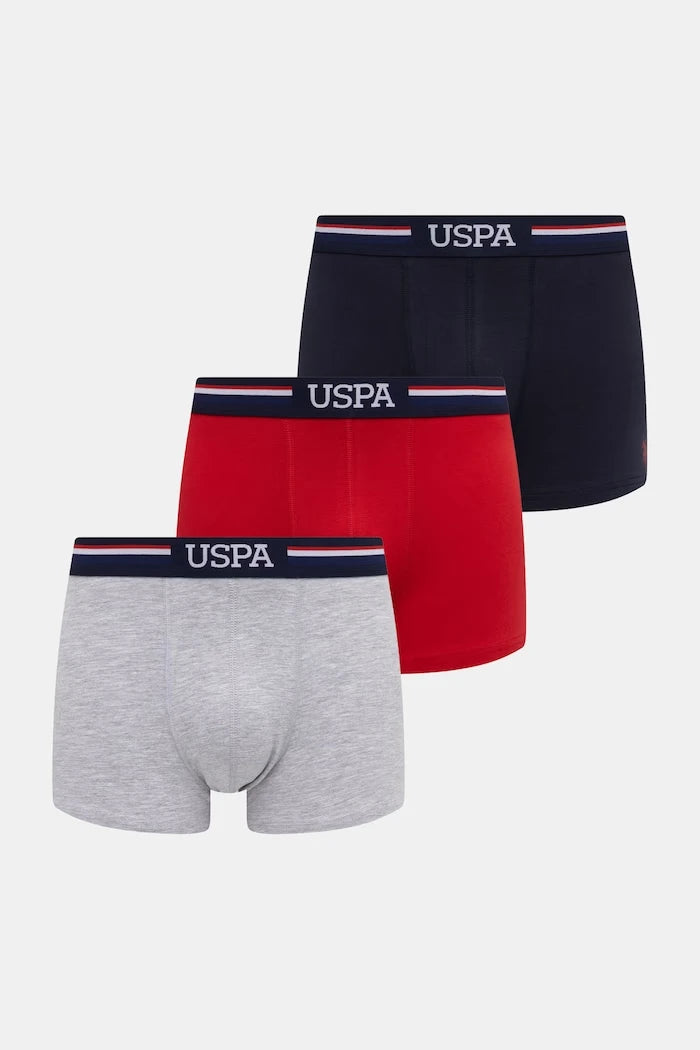 U.S. Polo Assn. USPA BRAND Boxer (3'lü)