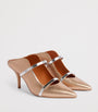 Malone Souliers Gold Metallic Leather Maureen Mules 70