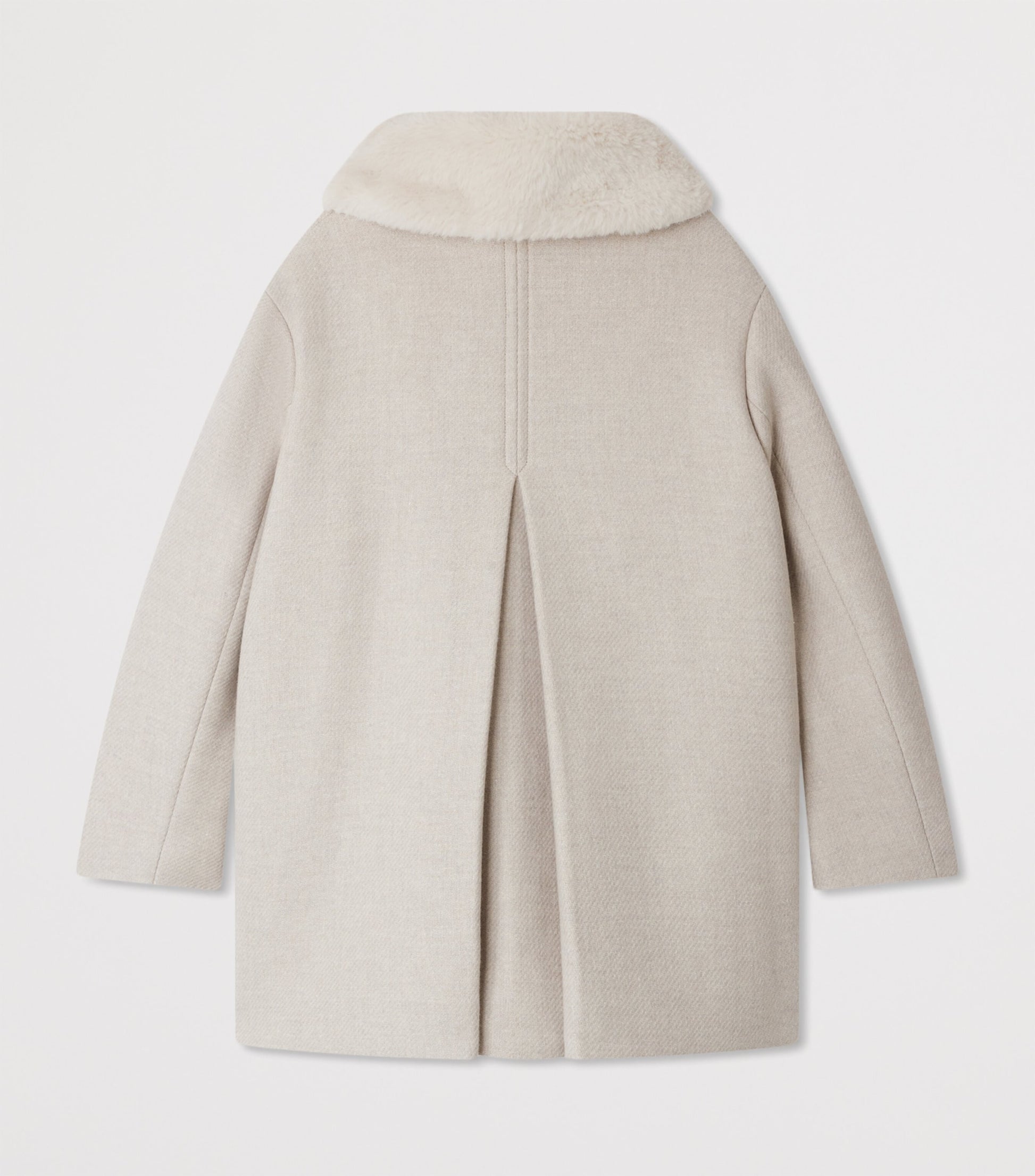 Wool-Blend Collared Coat (4-8 Years)