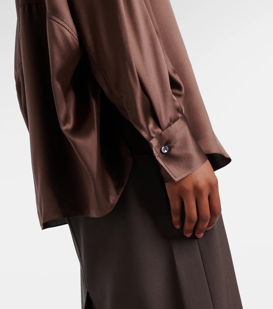 Brunello Cucinelli - Silk satin blouse