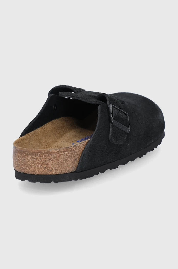 Велурени чехли Birkenstock Boston